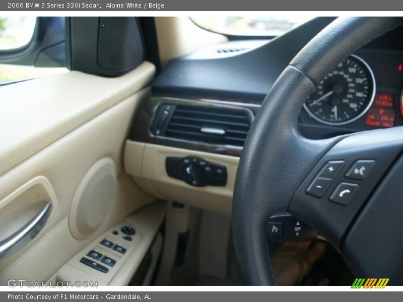 Alpine White / Beige 2006 BMW 3 Series 330i Sedan