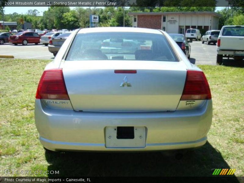 Sterling Silver Metallic / Petrol Gray 2004 Mitsubishi Galant LS