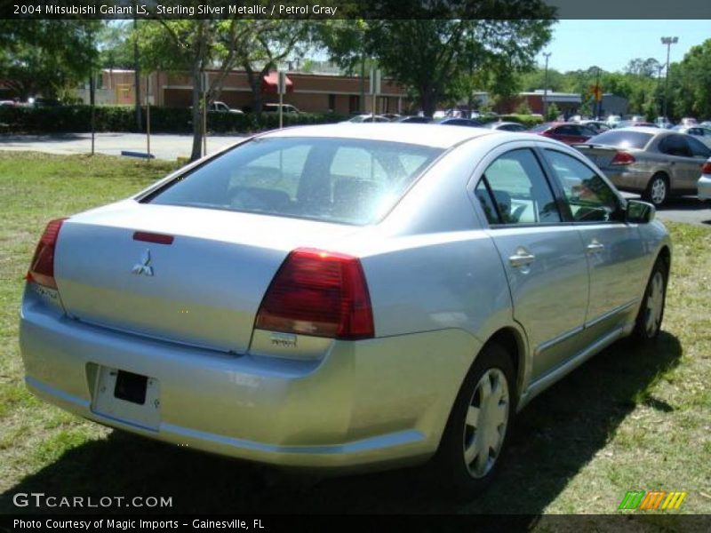 Sterling Silver Metallic / Petrol Gray 2004 Mitsubishi Galant LS