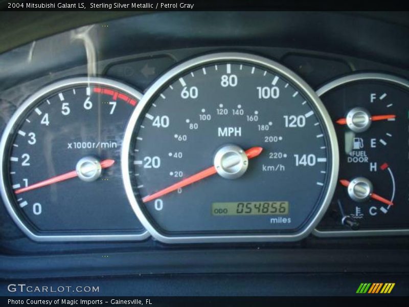 Sterling Silver Metallic / Petrol Gray 2004 Mitsubishi Galant LS