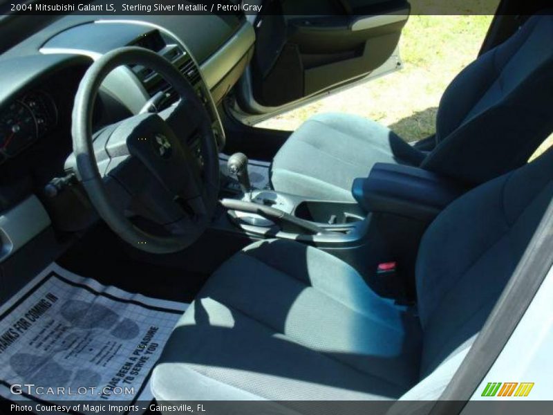 Sterling Silver Metallic / Petrol Gray 2004 Mitsubishi Galant LS
