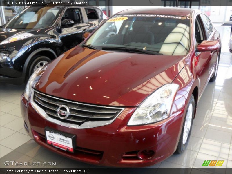 Tuscan Sun / Charcoal 2011 Nissan Altima 2.5 S