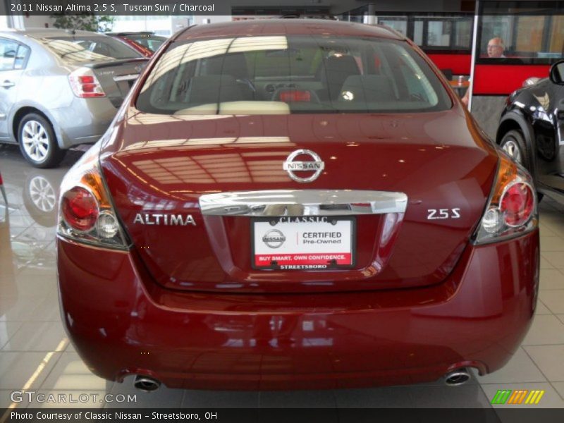 Tuscan Sun / Charcoal 2011 Nissan Altima 2.5 S