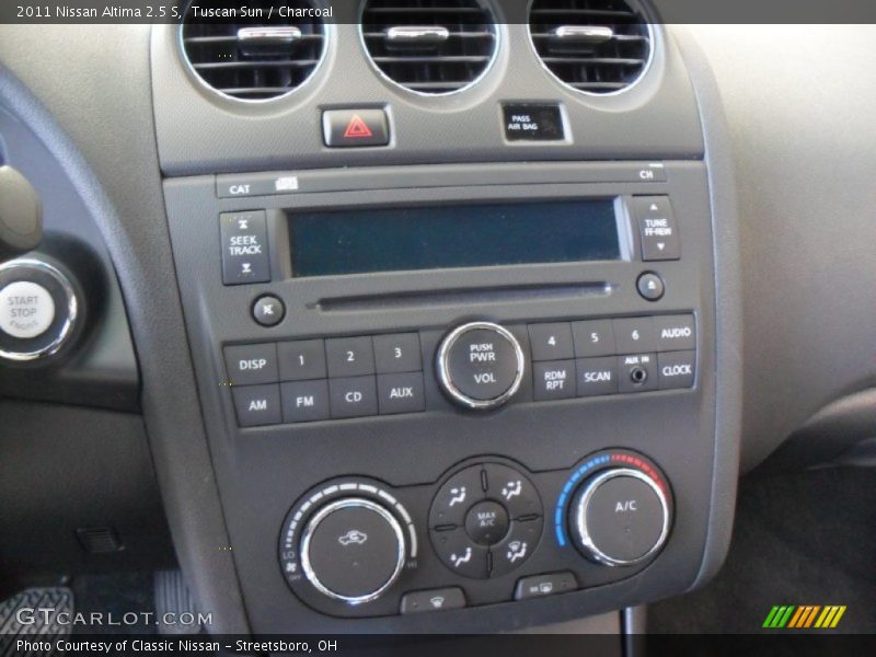 Tuscan Sun / Charcoal 2011 Nissan Altima 2.5 S