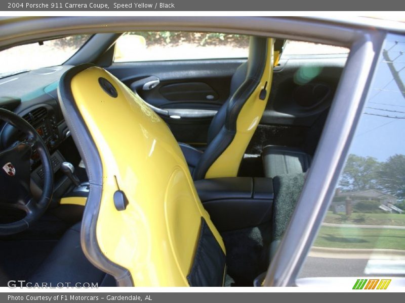 Speed Yellow / Black 2004 Porsche 911 Carrera Coupe