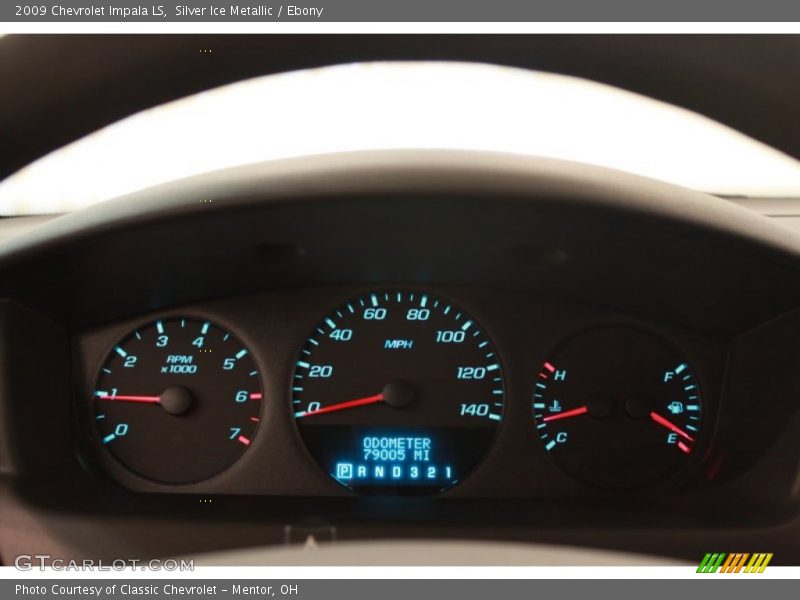 Silver Ice Metallic / Ebony 2009 Chevrolet Impala LS