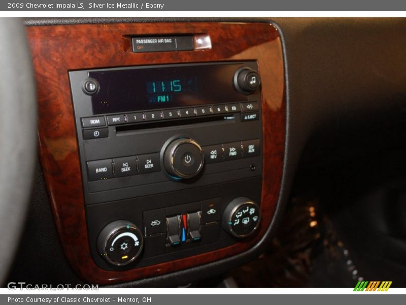 Silver Ice Metallic / Ebony 2009 Chevrolet Impala LS