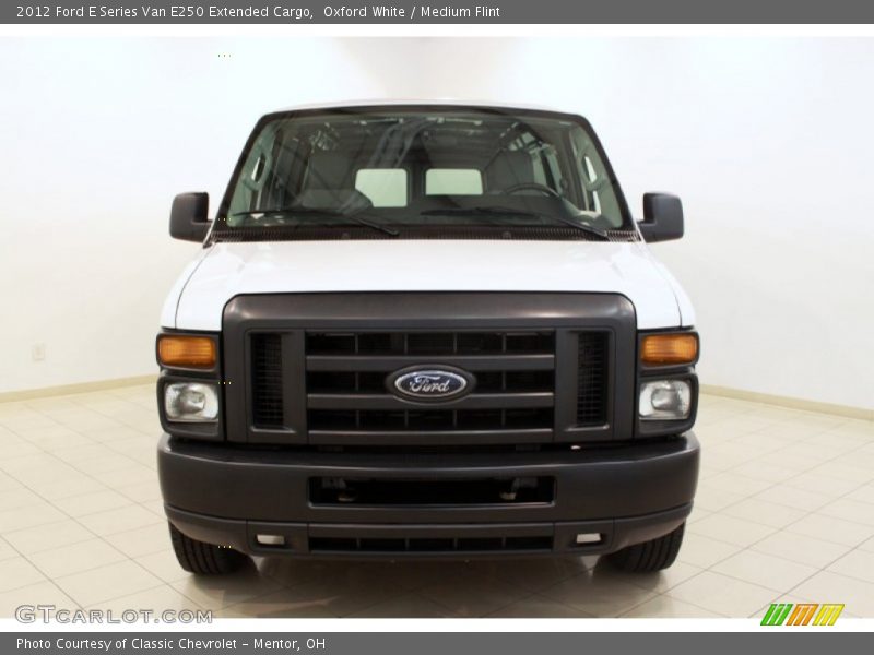 Oxford White / Medium Flint 2012 Ford E Series Van E250 Extended Cargo