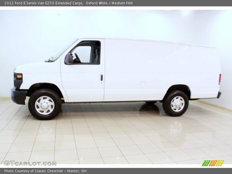  2012 E Series Van E250 Extended Cargo Oxford White