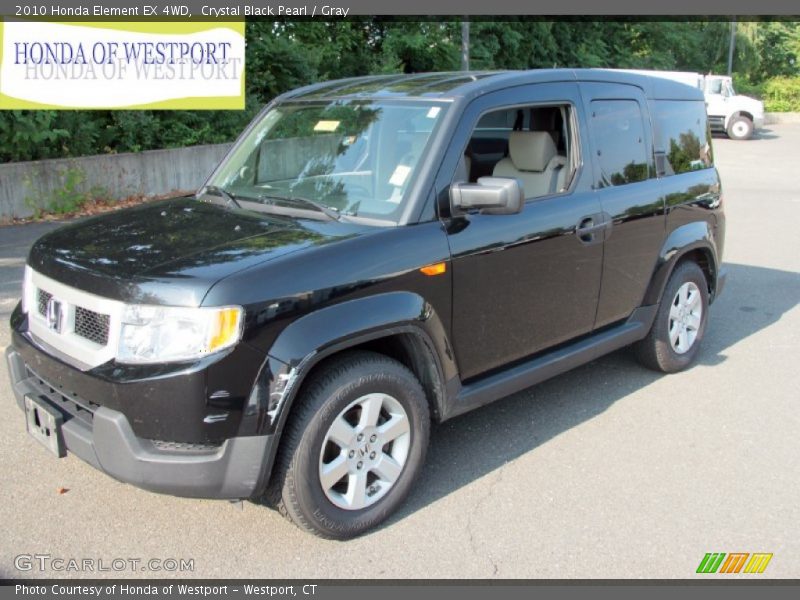Crystal Black Pearl / Gray 2010 Honda Element EX 4WD