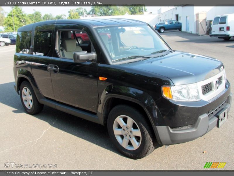 Crystal Black Pearl / Gray 2010 Honda Element EX 4WD