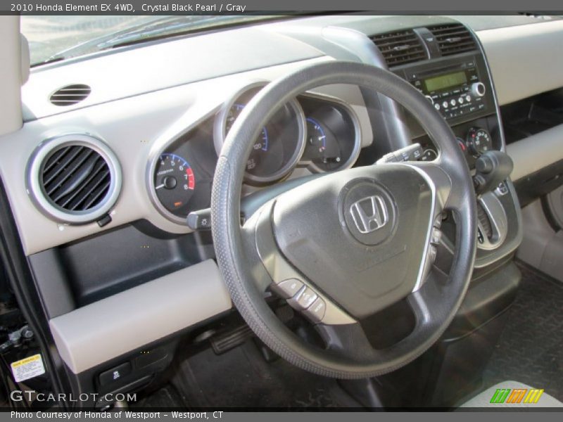 Crystal Black Pearl / Gray 2010 Honda Element EX 4WD