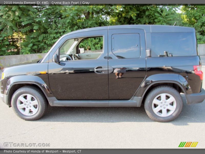 Crystal Black Pearl / Gray 2010 Honda Element EX 4WD