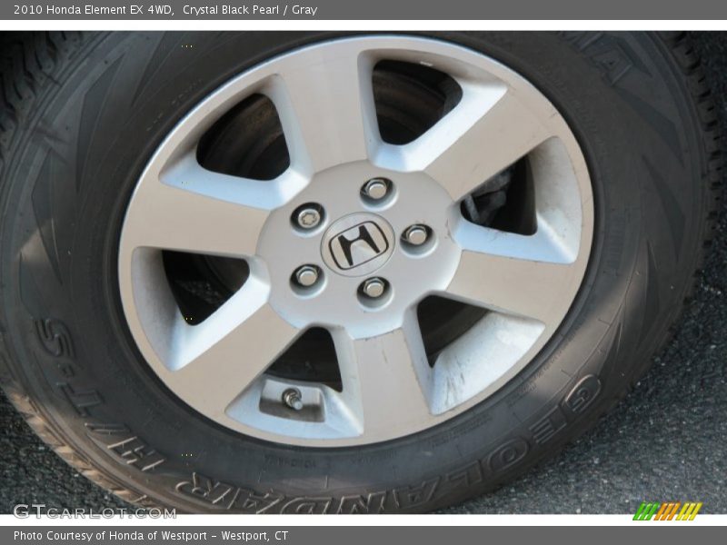 Crystal Black Pearl / Gray 2010 Honda Element EX 4WD