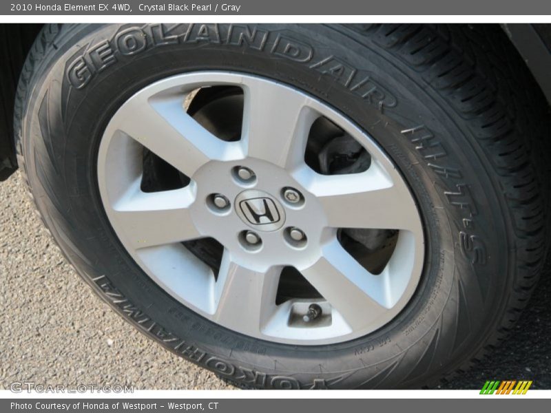 Crystal Black Pearl / Gray 2010 Honda Element EX 4WD