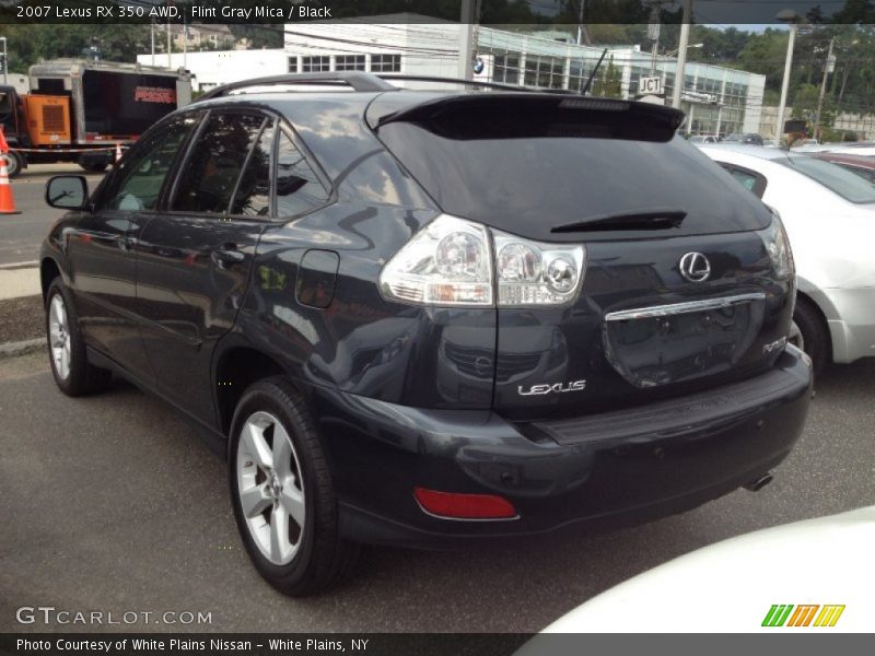 Flint Gray Mica / Black 2007 Lexus RX 350 AWD