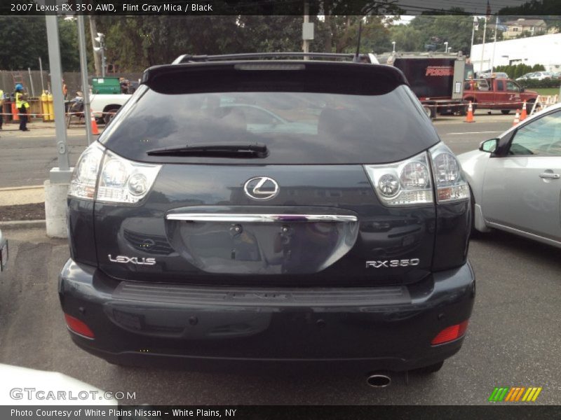 Flint Gray Mica / Black 2007 Lexus RX 350 AWD