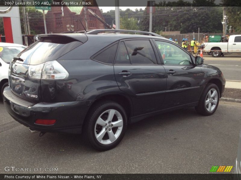 Flint Gray Mica / Black 2007 Lexus RX 350 AWD