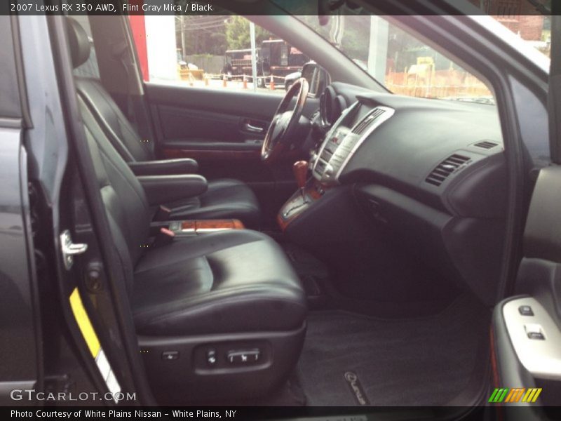 Flint Gray Mica / Black 2007 Lexus RX 350 AWD