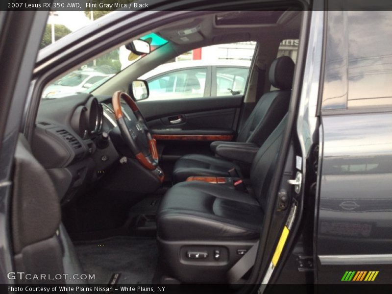 Flint Gray Mica / Black 2007 Lexus RX 350 AWD