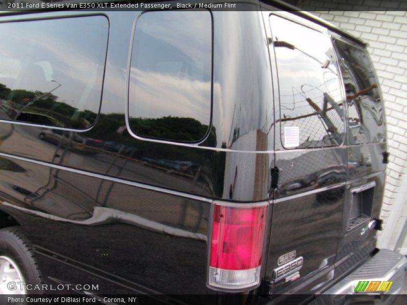 Black / Medium Flint 2011 Ford E Series Van E350 XLT Extended Passenger