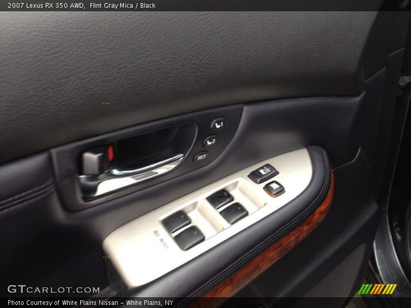 Flint Gray Mica / Black 2007 Lexus RX 350 AWD