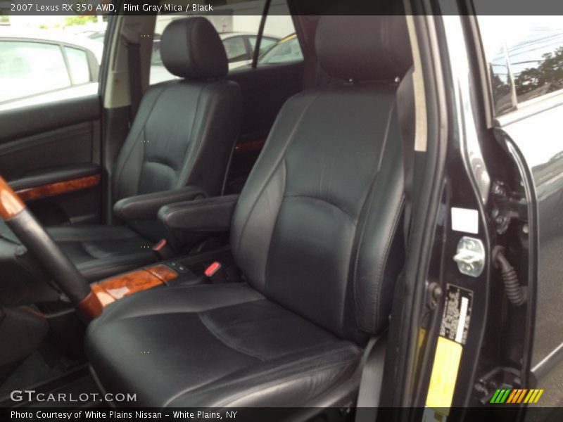 Flint Gray Mica / Black 2007 Lexus RX 350 AWD