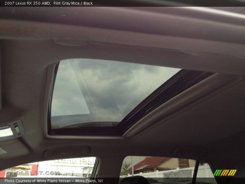 Flint Gray Mica / Black 2007 Lexus RX 350 AWD