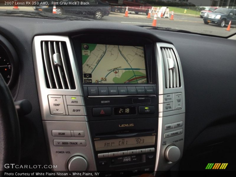 Flint Gray Mica / Black 2007 Lexus RX 350 AWD