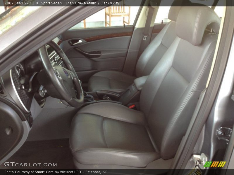Front Seat of 2007 9-3 2.0T Sport Sedan