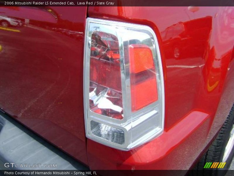 Lava Red / Slate Gray 2006 Mitsubishi Raider LS Extended Cab