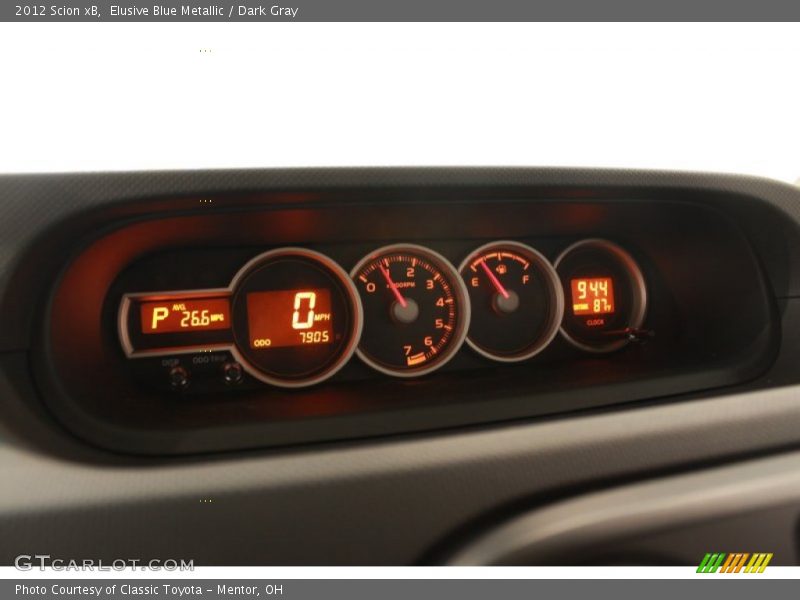 Elusive Blue Metallic / Dark Gray 2012 Scion xB