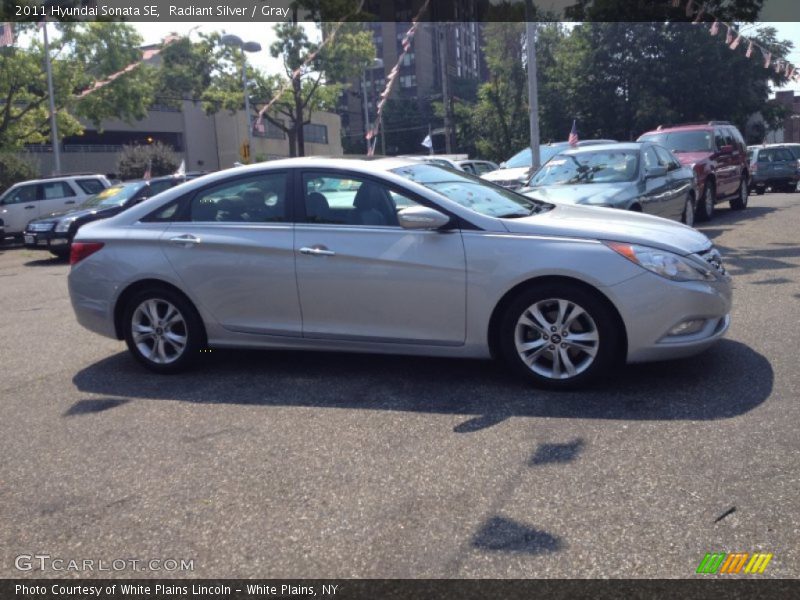 Radiant Silver / Gray 2011 Hyundai Sonata SE