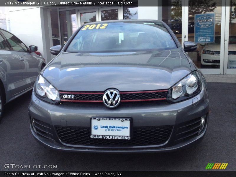 United Gray Metallic / Interlagos Plaid Cloth 2012 Volkswagen GTI 4 Door