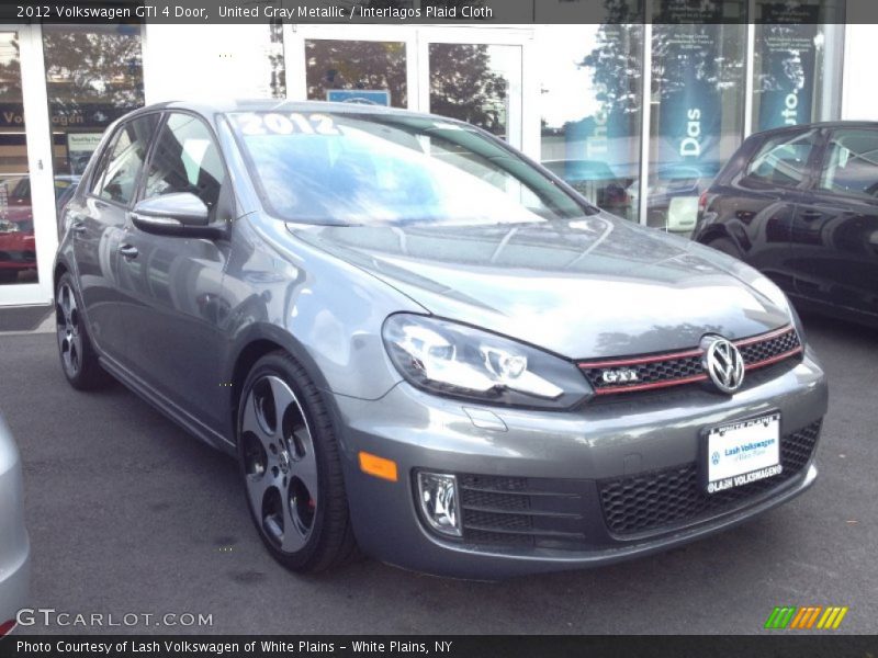 United Gray Metallic / Interlagos Plaid Cloth 2012 Volkswagen GTI 4 Door