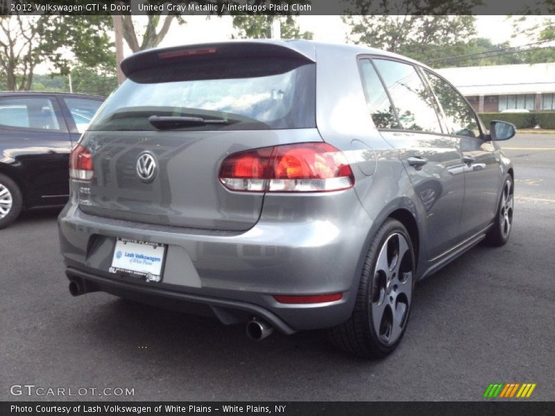 United Gray Metallic / Interlagos Plaid Cloth 2012 Volkswagen GTI 4 Door