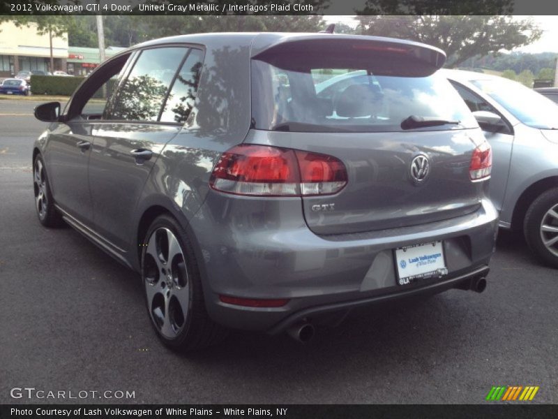 United Gray Metallic / Interlagos Plaid Cloth 2012 Volkswagen GTI 4 Door