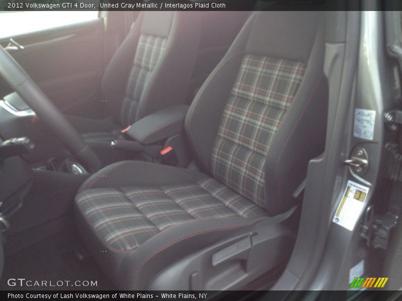 United Gray Metallic / Interlagos Plaid Cloth 2012 Volkswagen GTI 4 Door