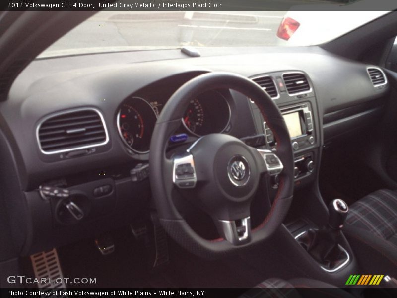United Gray Metallic / Interlagos Plaid Cloth 2012 Volkswagen GTI 4 Door