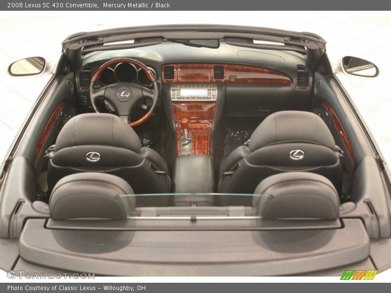 Mercury Metallic / Black 2008 Lexus SC 430 Convertible