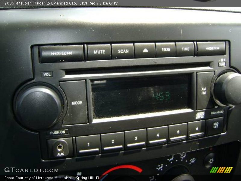 Lava Red / Slate Gray 2006 Mitsubishi Raider LS Extended Cab