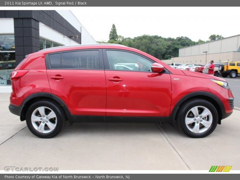 Signal Red / Black 2011 Kia Sportage LX AWD