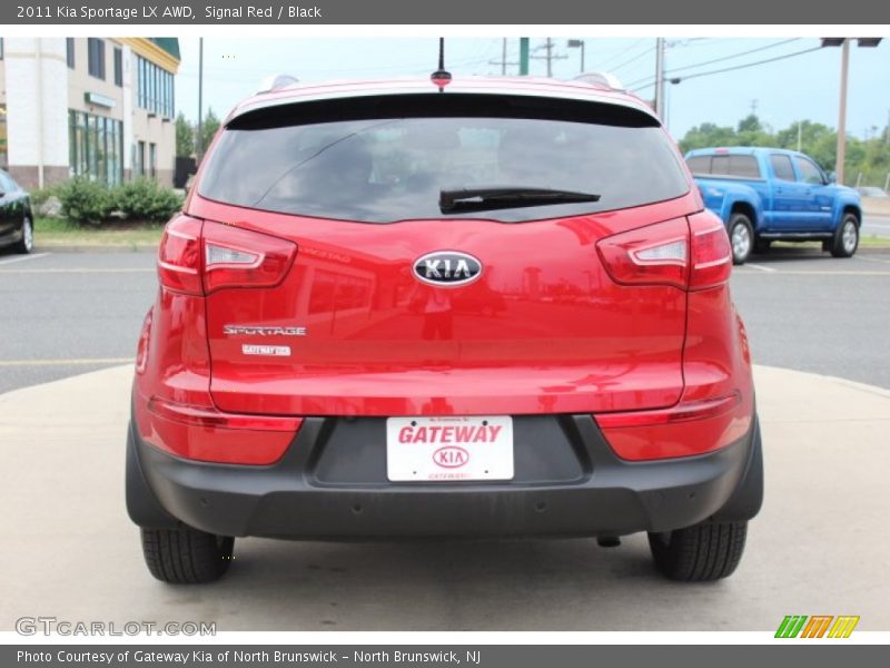 Signal Red / Black 2011 Kia Sportage LX AWD