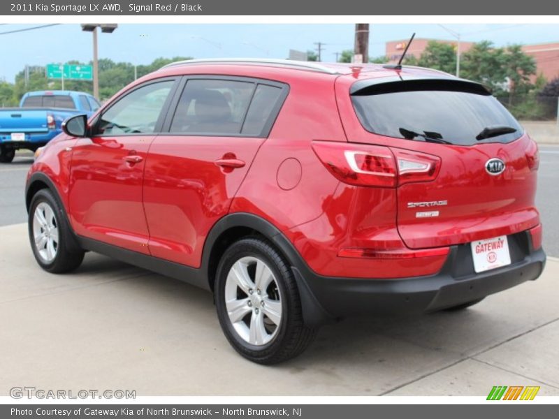 Signal Red / Black 2011 Kia Sportage LX AWD