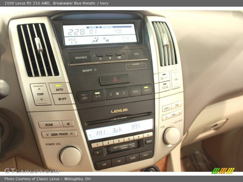 Breakwater Blue Metallic / Ivory 2006 Lexus RX 330 AWD