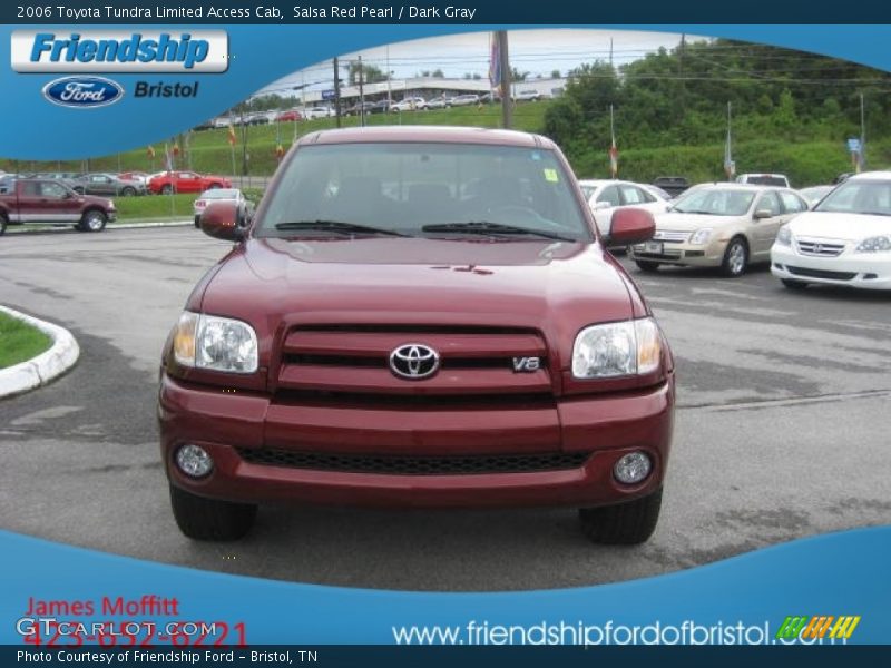 Salsa Red Pearl / Dark Gray 2006 Toyota Tundra Limited Access Cab