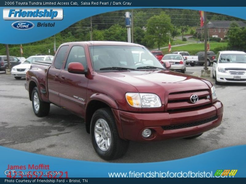 Salsa Red Pearl / Dark Gray 2006 Toyota Tundra Limited Access Cab