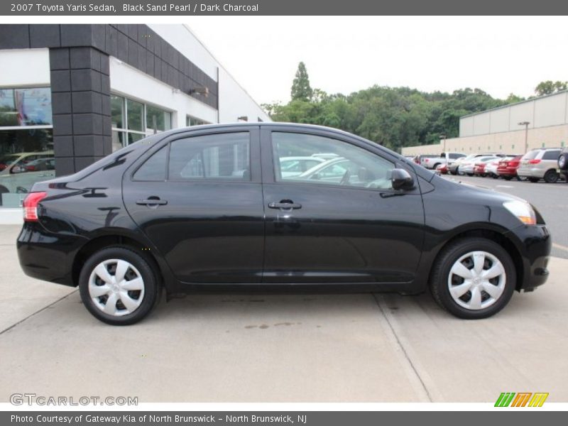 Black Sand Pearl / Dark Charcoal 2007 Toyota Yaris Sedan