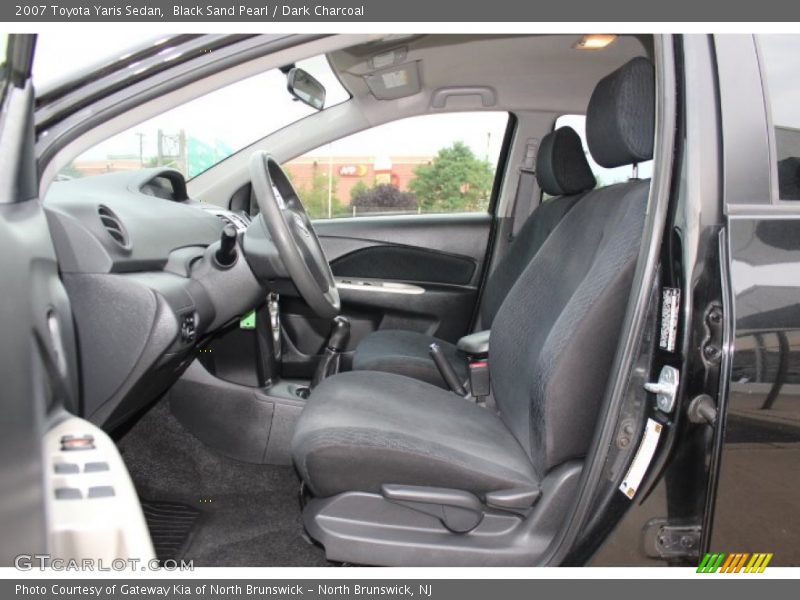 Black Sand Pearl / Dark Charcoal 2007 Toyota Yaris Sedan