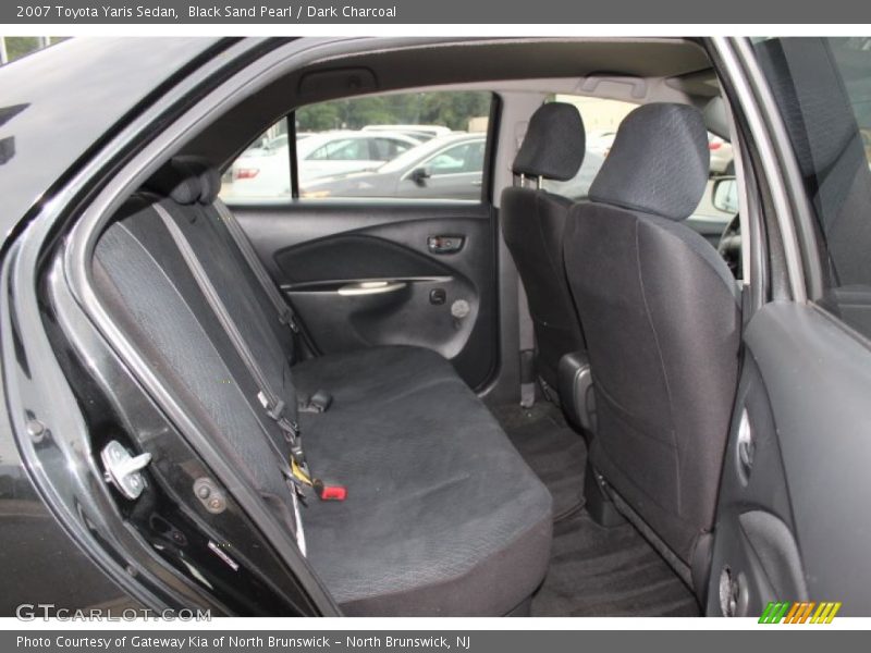 Black Sand Pearl / Dark Charcoal 2007 Toyota Yaris Sedan
